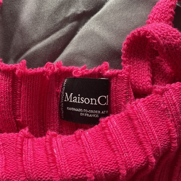 MaisonCléo Fuchsia Organic Cotton Knit Chloe Dress - Picture 5 of 8